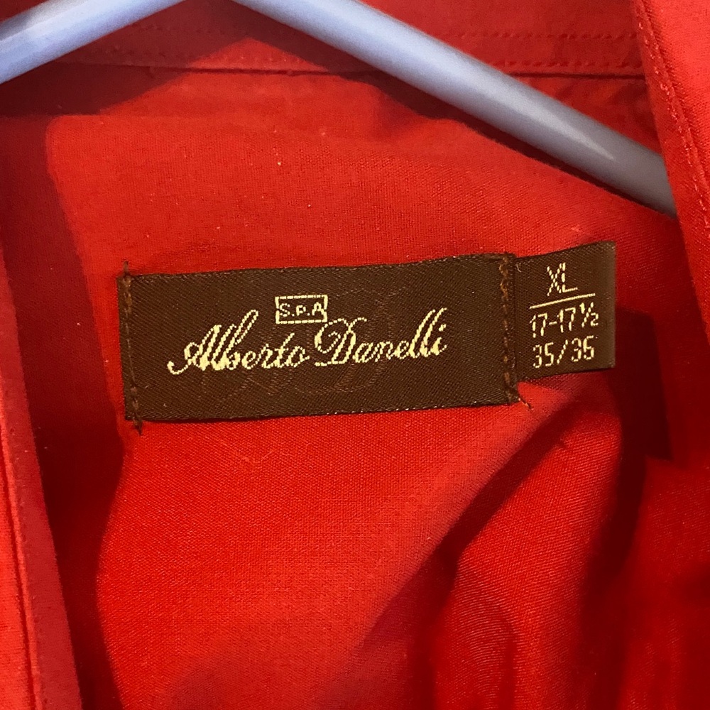 Red Dress Shirt for Men